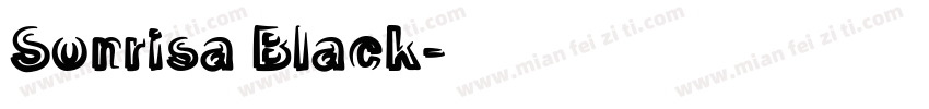 Sonrisa Black字体转换